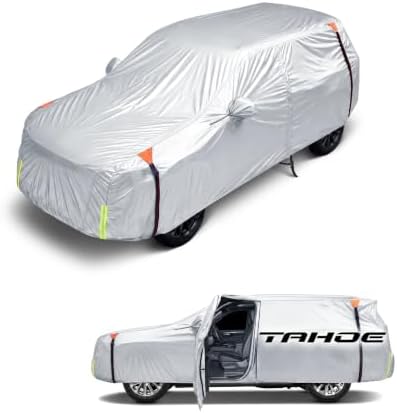 Wigoo Chevrolet Tahoe Car Cover 2007-2026, Waterproof All Weather