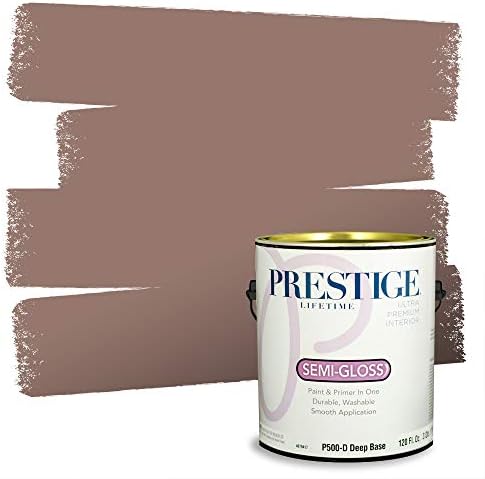 PRESTIGE Paints Interior Paint and Primer in One, 1 Gallon, Semi-Gloss, Brick Wall