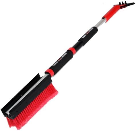 Oskar 41130 44-Inch Fold-Up Extendable Snow Brush