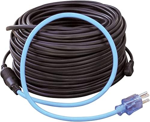 Clear Power 120ft Roof & Gutter Deicing Kit, 600W, 2ft 18/3 SJTW Power Cord w/Power Indicator Light, CPRH005