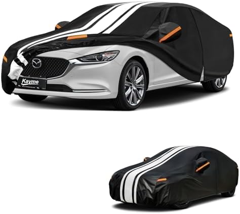 Kayme Heavy Duty Car Cover for Mazda 6 (2002-2026) Waterproof All Weather