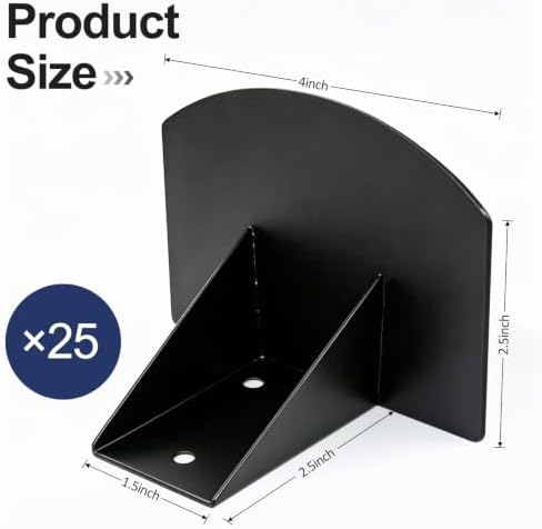 50 Pack Snow Guards for Metal Roof,Classic Style Snow Stop Brackets
