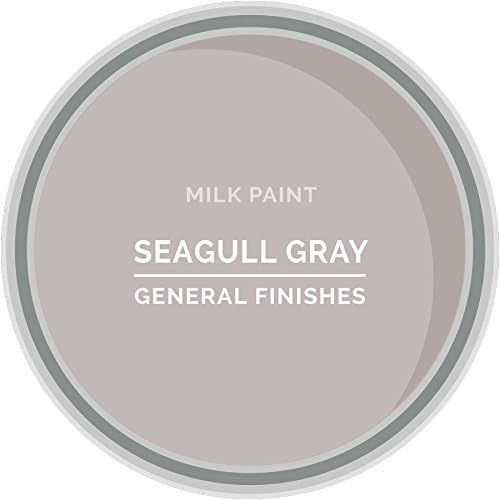 General Finishes Water Based Milk Paint, 1 Quart, Seagull Gray