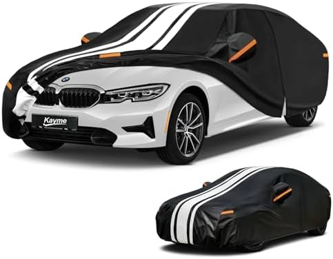 Kayme Heavy Duty Car Cover Custom Fit for BMW 3 Series