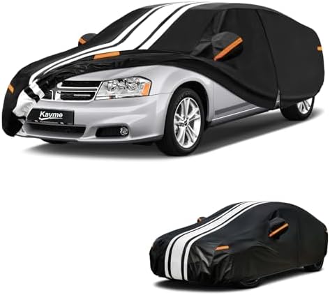 Kayme Heavy Duty Car Cover for Dodge Avenger (1994-2015) Waterproof