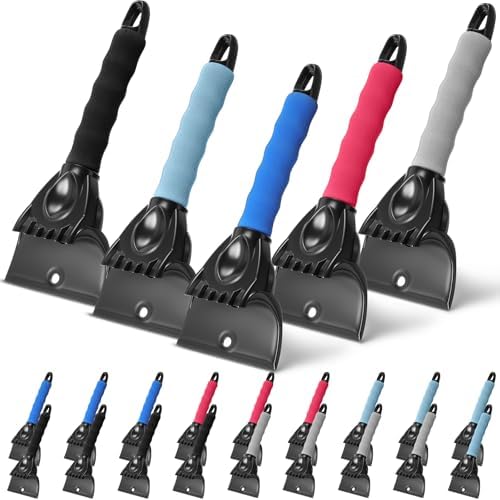 Uiifan 50 Pack Ice Scrapers for Car Windshield Ice Scraper