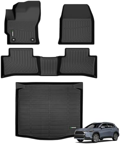 ANBINGO® Floor Mats & Cargo Liner for 2022-2026 Toyota Corolla Cross FWD