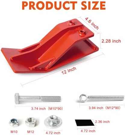 Tractor Bucket Protector 2PCS Red