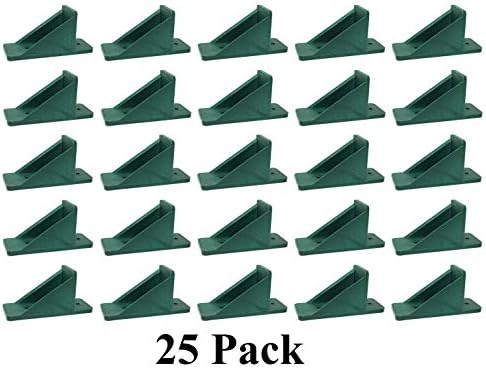 V2-MINI Roof Guard Snow Guard Prevent Sliding Ice Snow Stop Buildup Plastic Multipack-Multicolor (25, Green)