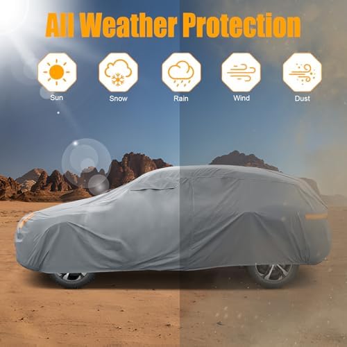 SAPUBK Waterproof Car Cover Compatible with 2023-2025 Chevy Trax