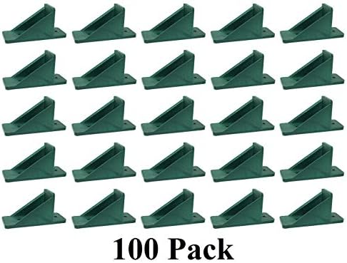 JSP Manufacturing V2-MINI Roof Guard Snow Guard Prevent Sliding Ice Snow Stop Buildup Plastic Multipack-Multicolor (100, Green)