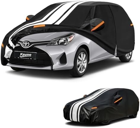 Kayme Heavy Duty Car Cover Custom Fit for Toyota Yaris (2003-2026)