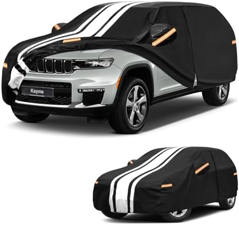 Kayme Jeep Grand Cherokee Car Cover Waterproof All Weather for Automobiles