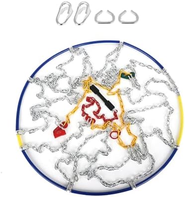 SCITOO KN120 Snow Chains for Passenger Car, Pickup, Trucks, SUV
