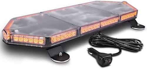 LAMPHUS NanoFlare 26 Inch 80W Amber LED Strobe Light Bar For Truck Vehicle