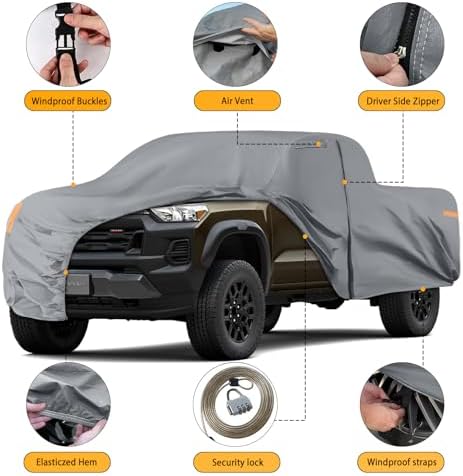 Waterproof Truck Cover Replace for Chevy Colorado/GMC Canyon CrewCab 5.1ft
