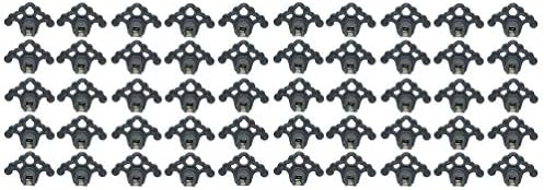 Plastic Roof Ice Guard Snow Guard Snow Stops for Standing Seam Metal Roofing - Multi-Color/Multi-Pack Listing (50, Grey)
