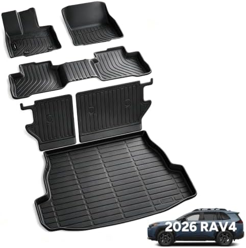 ANBINGO® Floor Mats & Cargo Liner for 2026 Toyota RAV4 Hybrid