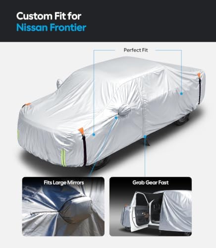 Wigoo Nissan Frontier Truck Cover 2004-2026, Waterproof All Weather