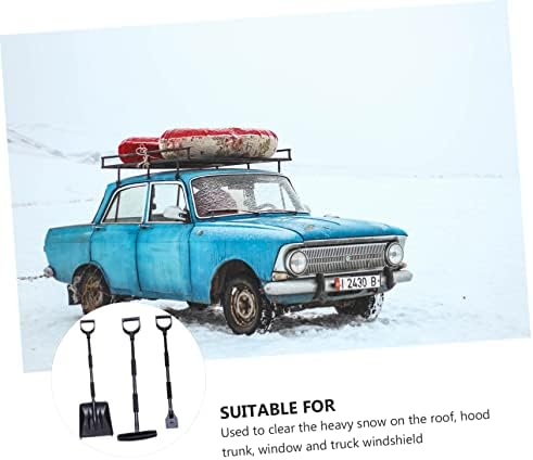 ORFOFE Xmas Auto Snow Shovel Set with Ice Scraper and Snow Brush
