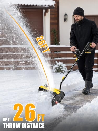 Cordless Snow Shovel Compatible with DeWalt 20V Max Battery (Bare Tool)