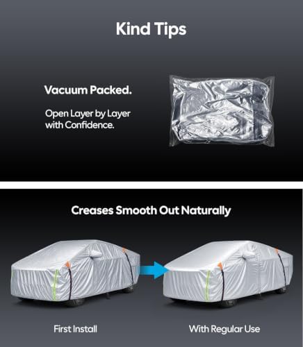 Wigoo Car Cover Compatible with Cybertruck 2024-2026, Waterproof