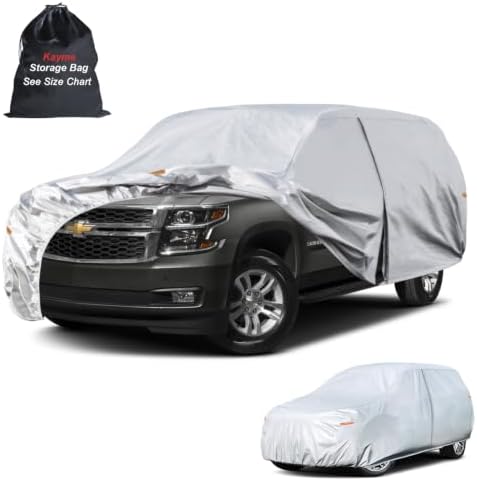 Kayme Large SUV Car Cover See Vehicle Size Chart for Accurate Fit, Size S7