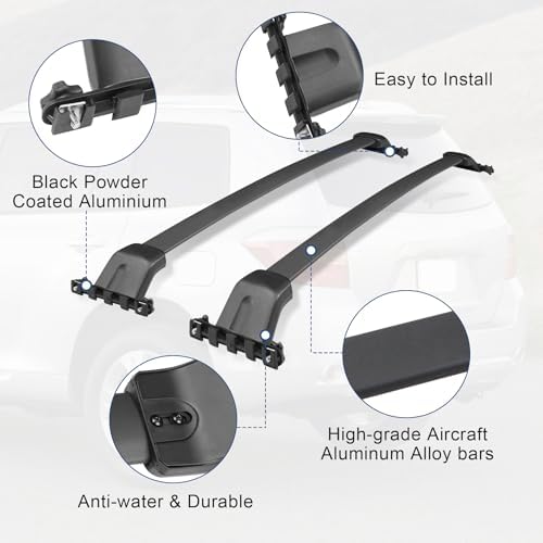 Roof Rack Cross Bars Replacement for Honda Pilot 2009-2015