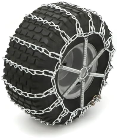 The ROP Shop Pair of 2 Link Tire Chains & Tensioners 20x10x10