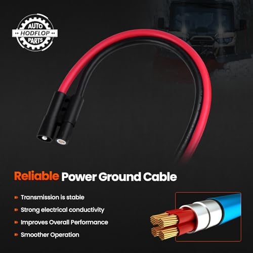 HYD01684 Snow Plow Power Ground Cable Truck Side Replace# 1304740