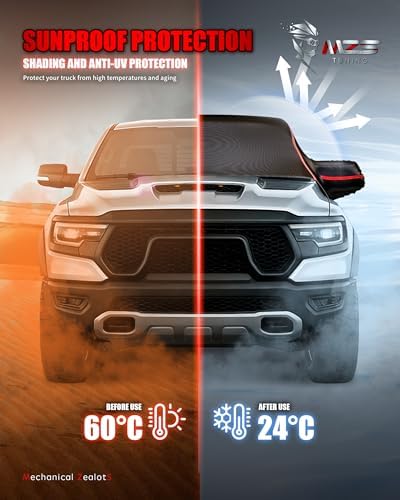 MZS 600D Waterproof Cab Cover for RAM 1500 2500 3500 Crew Cab 2010-2023