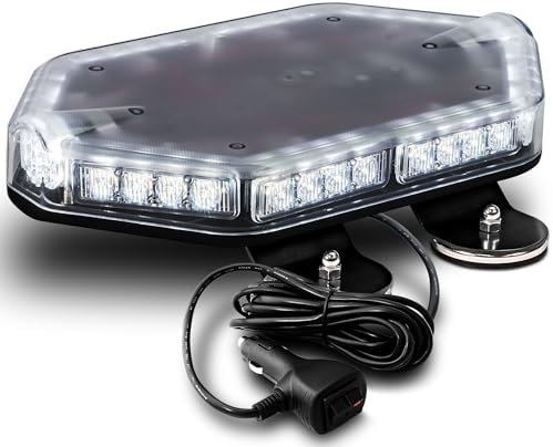 LAMPHUS NanoFlare 12 Inch 40W White LED Strobe Light Bar For Work Trucks