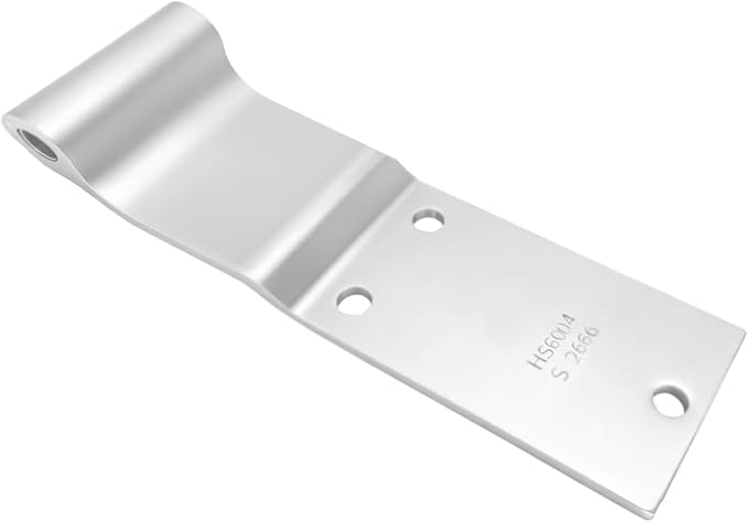HS6004 S2666 Commercial Vehicle Three-Hole Door Hinge - 9.5x3x1.97in, Φ0.51, Heavy-Duty Steel, for Trucks & Buses - Durable & Precision-Made（1-Piece Set）
