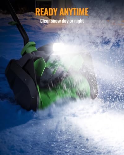 WORKPROX Cordless Snow Shovel, 13-Inch, 20V Battery Included