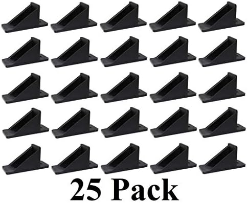 V2-MINI Roof Guard Snow Guard Prevent Sliding Ice Snow Stop Buildup Plastic Multipack-Multicolor (25, Black)