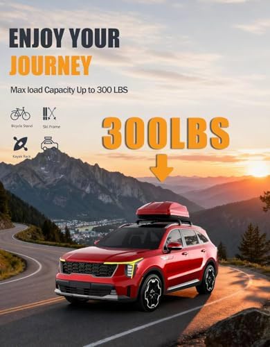 KINGGERI Roof Rack Cross Bars for 2021-2026 KIA Sorento & Sorento Hybrid