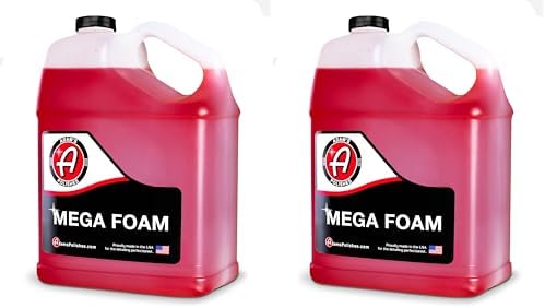 Adam’s Mega Foam Car Wash Soap (Gallon) – pH Neutral, Ultra Concentrated for Foam Cannon, Foaming Spray Gun, or Bucket – Safe for Wax, Sealants & Ceramic Coating – High Suds Car Cleaner (Pack of 2)