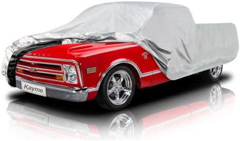 Kayme Truck Cover Waterproof All Weather See Vehicle Size Chart, Size T1