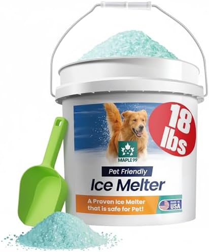 Pet Safe Ice Melt for Concrete, 18 lb Snow Salt, Sidewalk & Driveway Salt