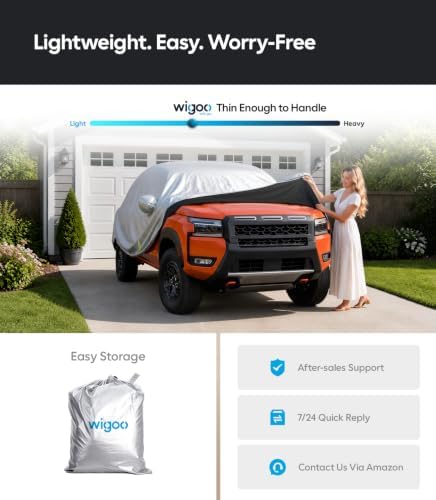 Wigoo Nissan Frontier Truck Cover 2004-2026, Waterproof All Weather
