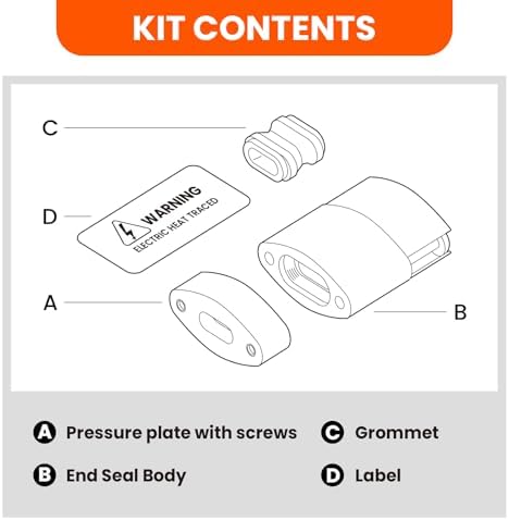 ES-PRO CSA Explosion-Proof Low-Profile End Seal Kit For Heat Cable