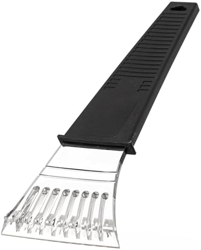 Gardenised 1-pc Car Window & Windshield Ice Scraper Tool for Snow & Ice Removal Vehicle Accessory with Comfortable Non-Slip Grip Handle for Quick Easy & Safe Winter Cleaning for Trucks Vans and SUVs