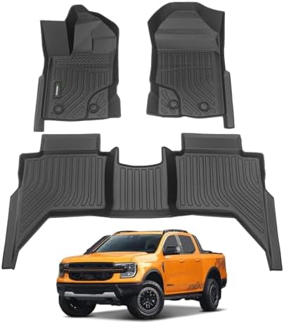 ANBINGO® Floor Mats for Ford Ranger 2024-2019 (SuperCrew Cab)