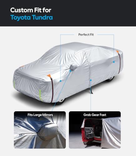 Wigoo Toyota Tundra Truck Cover 2004-2026, Waterproof All Weather