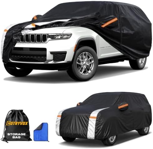 Multi-Layer Car Cover Custom Fit for Jeep Grand Cherokee Long