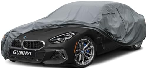 GUNHYI Premium Car Cover Custom Fit BMW Z4(2009-2026), 16 Layers Heavy Duty Car Cover Waterproof All Weather with Zipper Door for Sun Rain Snow Dust Uv Protection