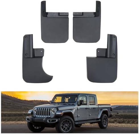 Kiwi Master Mud Flaps for 2020-2026 Jeep Gladiator (Not Fit Rubicon/Mojave)