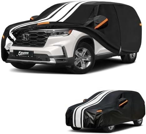 Kayme Heavy Duty Car Cover for Honda Pilot (2002-2026) Waterproof
