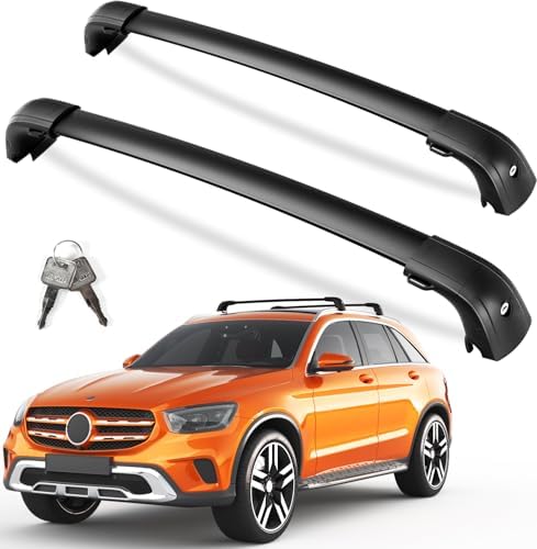 KINGGERI 300lbs Roof Rack Cross Bars for Mercedes Benz GLC 2016-2022