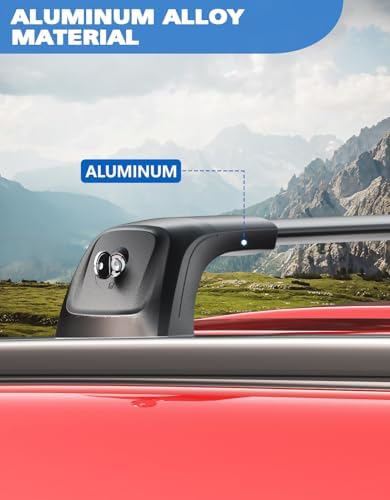 FengYu 330lbs Roof Rack Cross Bars for Audi Q7 2016-2026 (with Side Rails)